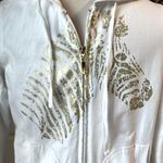 Abby & Friends White Cotton Sweatshirt Hoodie Jacket PS Womens Lightweight Size undefined Photo 4