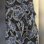 Parker  Women's Knee Length, Drew Skirt marine safari sz10 ruffle flower print Photo 3