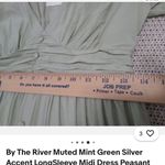 Blu Pepper Soft Gray Long Sleeve Dress Photo 11