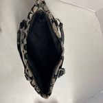 Coach F28504 F1405 Black & Tan Tote Signature Monogramed Canvas & Leather Bag Photo 3