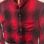 Mudd Red and Black Mud Blouse  XS Great Condition Women’s Photo 7