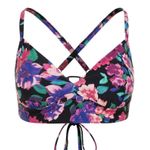 Time & Tru NWT bikini  Women's Longline Swim Top CT bottom Side Ruch Mid Rise Photo 7