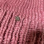 LC Lauren Conrad Pink Knit Faux Fur Pom Pom Beanie Photo 1