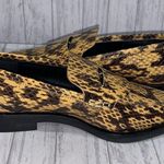 Rebecca Minkoff Womens Size 6.5 Pacey Loafers Yellow Snake Print EUC. Photo 4