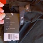 NEW Edun Designer Black Low V Back Jersey Dress Small Minimalist Photo 5