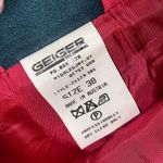 Vintage Geiger Tyrol 90s Red Floral Pleated Circle Skirt Photo 4