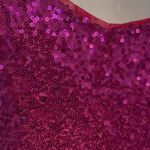 Hot Pink Sequin Mini Dress Photo 2