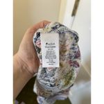 C&C California  | 100% Linen Top Cap Sleeve Asymmetrical Hem Botanical Sz Large Photo 5