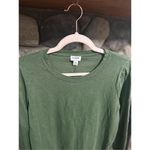 JCrew 100% Cotton Top Green Size M Photo 3