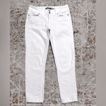 Paige hidden hills white skinny jeans size 28 mid rise Photo 2