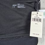 Aerie  Black Scoop Neck Bralette Swim Top Bra Size L Photo 4