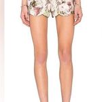 Lucca Couture (Revolve) Scallop hem floral high waisted dressy shorts Photo 0