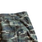 Free People  Camo Print Mini Skirt Casual Streetwear Fall Cotton Size 8 Women's Photo 1