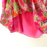 Lilly Pulitzer 50th Anniversary Jubilee Rohan pink silk top Multi Luscious Sz 6 Photo 11