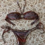 Bandeau Neck Strap Bikini Multiple Photo 0