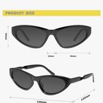 black cat eye sunglasses Photo 1