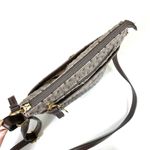 Giani Bernini Grey Faux Ostrich Leather Embossed Small Crossbody Bag Purse Photo 7