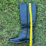 DONALD J PLINER black leather size 6 TALL FLAT RIDING boots Bixbi3 Photo 4