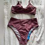 Cupshe NWT: Women's Mauve Bikini Set Photo 0