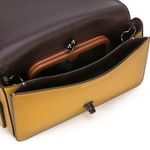 Coach  Dinky 3 way carry In Glovetanned Leather Yellow Crossbody, shoulder Bag Photo 1