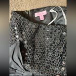 Lilly Pulitzer  Abrianna Black Strapless Sequins Bodice Strapless Dress Photo 5