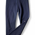 IVL Collective Navy Blue Scalloped Hem High Waisted Leggings Size 2 Photo 0