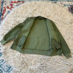 Zyia  active flying V olive green fleece jacket xxs Photo 5