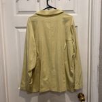 Maurice's Green Citron Blazer Career Office Button Front Jacket Size XXL NWT Photo 3