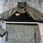 Gameday Couture Women's Virginia Tech Quilted Panel Snap Up Pullover Sweatshirt Gray Size M Photo 6