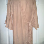 Eberjay Everjey women’s peach pink‎ robe size medium soft stretch comfy Photo 0