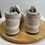 New Balance  Sandstorm Angora White Pink 574 Sneakers Photo 4