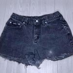 Riders By Lee LEE RIDERS Women’s Dark Wash Black Denim Shorts Photo 0