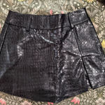 Forever 21  Leather Faux Skort Photo 0