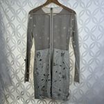 BCBGMAXAZRIA  Jillea Vegan Leather Dress in French‎ Cream Combo Photo 14