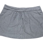 J.Crew  Classic Nautical‎ Linen A-Line Navy Striped Mini Skirt Women’s 14 Summer Photo 0
