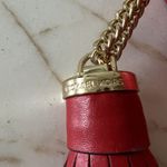 Michael Kors Ginny Bright Red Leather Medium Crossbody Camera Bag Photo 5