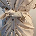 Boutique | Button Down Shirt Midi Dress Photo 4