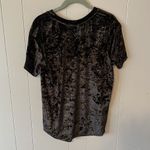 Feel the Piece  Black Velvet Tee Size XS/S Photo 1