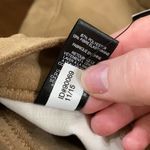 EXPRESS faux suede tan exposed button fly shorts size 0 Photo 8