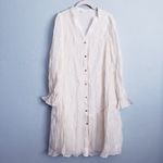 Baltic Born Breanna Button Down Cream Midi Dress Photo 2