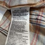 Gap  Ruffle Neck Plaid Long Sleeve Button Up Shirt Photo 6