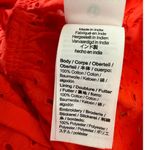 J.Crew  Ruffled Eyelet Lace Wrap Shirt in Bright Red Size XL X-Large Photo 5