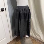 Madewell Black Eyelet Bayfront A-Line Midi Skirt, 0 Photo 1