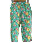 Ralph Lauren Lauren  Floral Capri Straight Leg Pants Photo 1