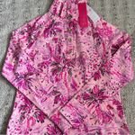 Lilly Pulitzer UPF 50+ Captain Round Hem Popover In Pink Blossom Wild About You Photo 7