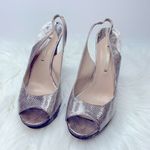 Nicholas Kirkwood Gold‎ Peep Toe Platform Pumps Gold Size 8 Photo 2