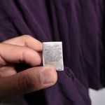 CJ Banks Womens 1X Purple Plaid Collar Quarter Zip Long Sleeve Top Preppy Photo 4