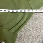 Nike  Olive Green Hoodie Oversized Center Logo Hoodie size Large Photo 4