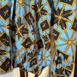 Vintage 90s Equestrian Horse Print Blue Swishy Track Jacket Size undefined Photo 5