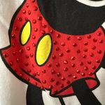 Disney Mickey Mouse Lightweight Tank Top Tee Sleeveless T-Shirt Rhinestones XS Photo 2
